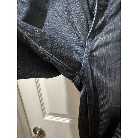 Union Women's Jeans Size 29 Blue Denim Dark Wash (Inside seem 32) - Picture 13 of 16